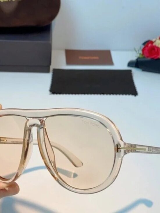 Tom Ford Clear-Frame Gradient Sunglasses